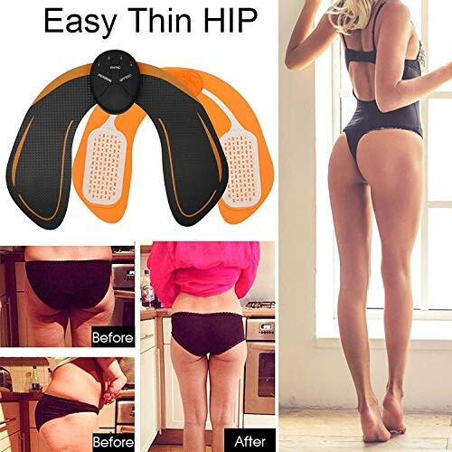 Hip toning device with before and after photos.